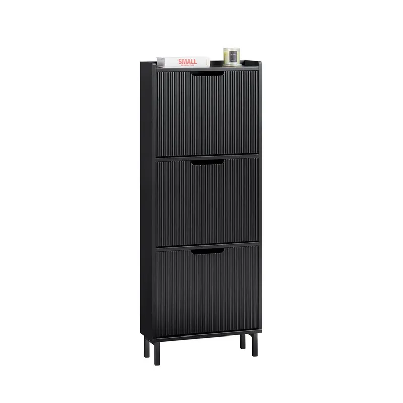 Zapatero Estrecho con 3 Solapas Organizador FSR177-H-W SoBuy ES