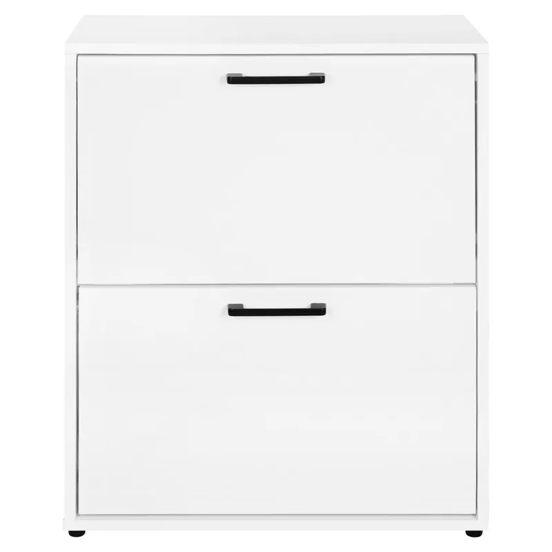 Zapatero PRIMUS 2 trampones 74x58x26,5cm blanco - Muebles