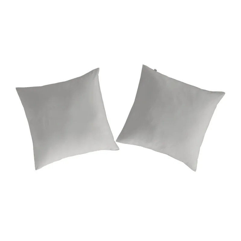 Funda de almohada CASUAL (2) gris 80x80(2) Cm - Textil