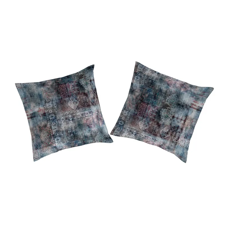 Funda de almohada (2) USAIN azul 65x65(2) cm - Textil