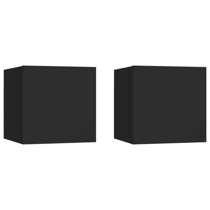 vidaXL Mesitas noche 2 uds madera ingeniería roble Sonoma 30,5x30x30cm - Muebles