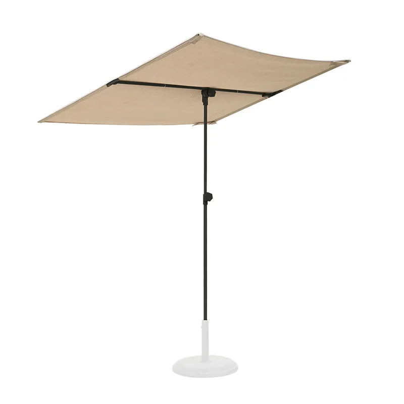 Acomoda Textil – Sombrilla Rectangular Ajustable Protección Rayos UV 180x130 cm para Jardín, Patio y Terraza. Parasol con Ajuste Lateral, Inclinable, Elevable, Resistente, Transportable y Estable.