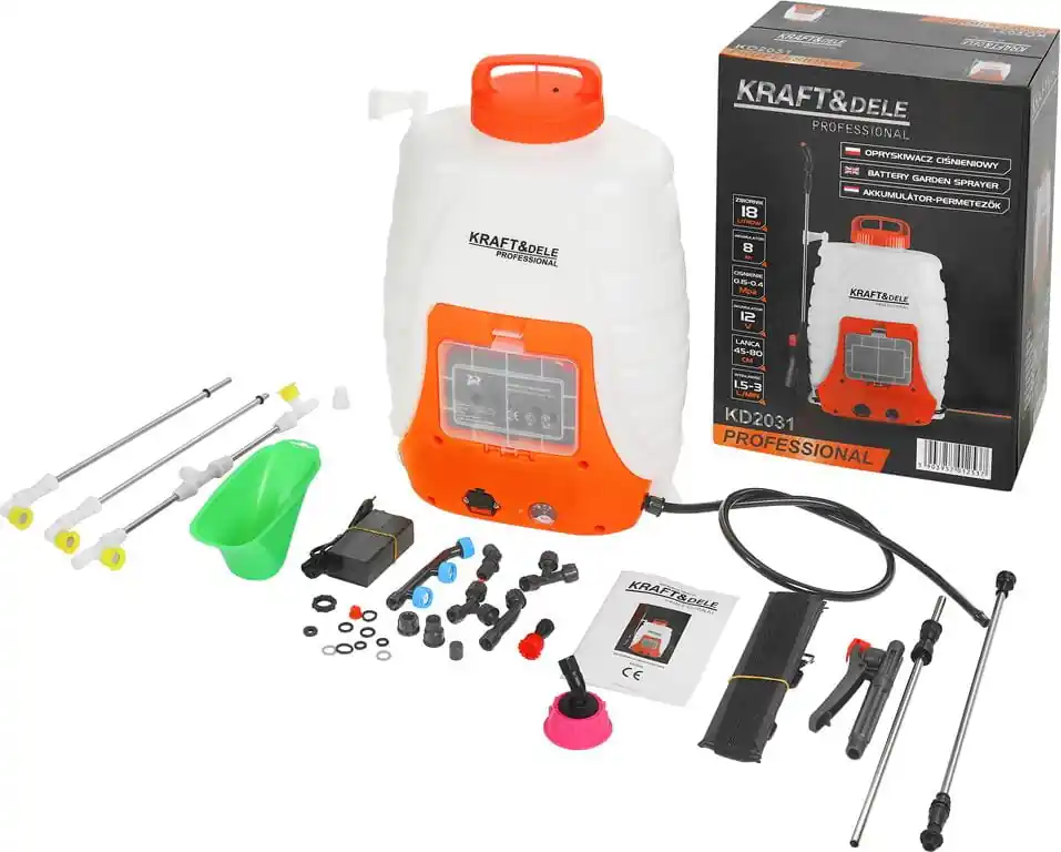 AgroTech Pulverizador Eléctrico con Batería 1 - Jardín
