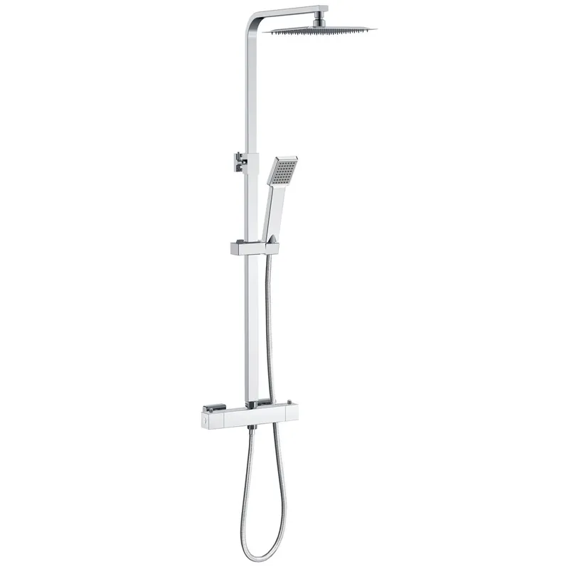 AICA Columna de Ducha Termostática, Alcachofa y Ducha Superior - Baño