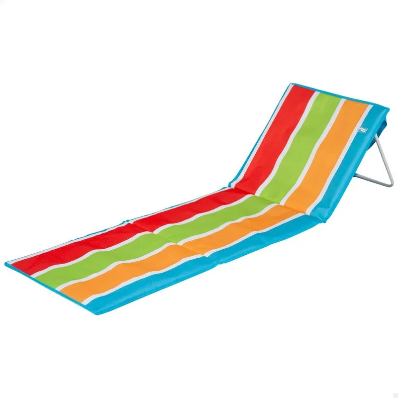 Aktive Esterilla playa con respaldo reclinable multicolor - Jardín