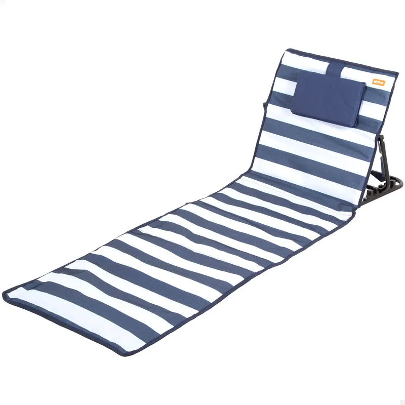 Aktive Esterilla plegable reclinable con cojín 145x50x43 cm - Jardín