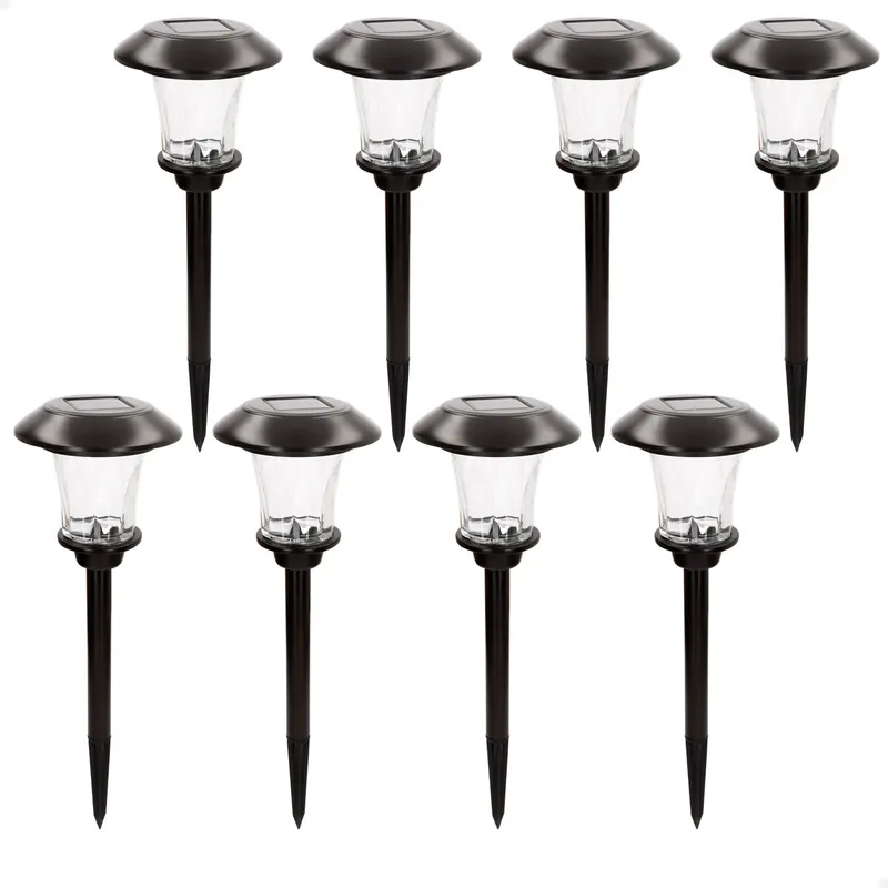 Aktive Set de 8 balizas solares LED 6 lúmenes con estaca - Decoración