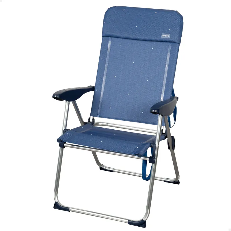 Aktive silla de playa plegable metálica 4 posiciones La Palma - Jardín