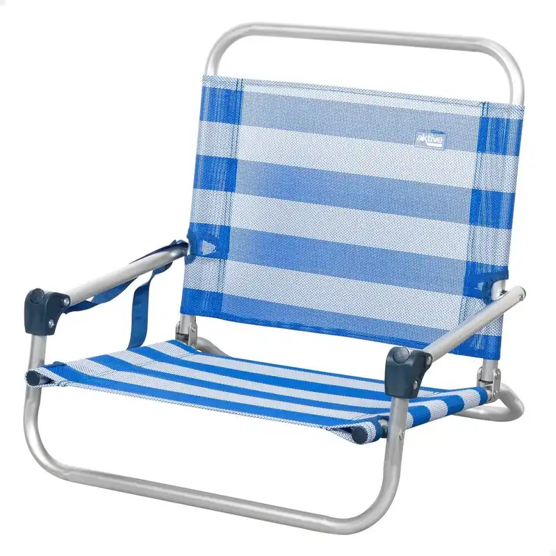 Aktive Silla de playa plegable pequeña marinera c/asa de hombro - Jardín