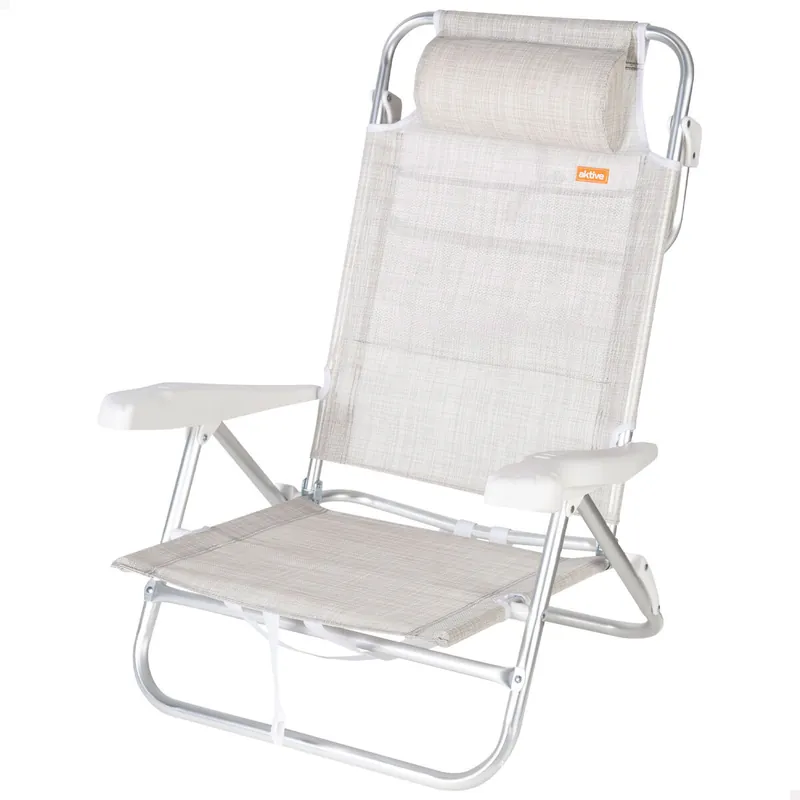 Aktive Silla playa baja multiposición 47x49x82 cm Caribe - Jardín