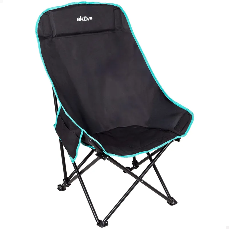 Aktive Silla plegable camping 55x45x90 cm con bolsa transporte - Jardín