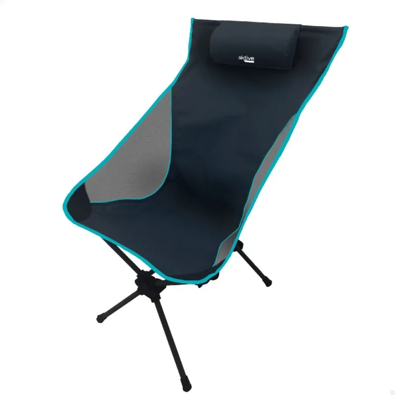 Aktive Silla plegable camping ultracompacta c/cojín - Jardín
