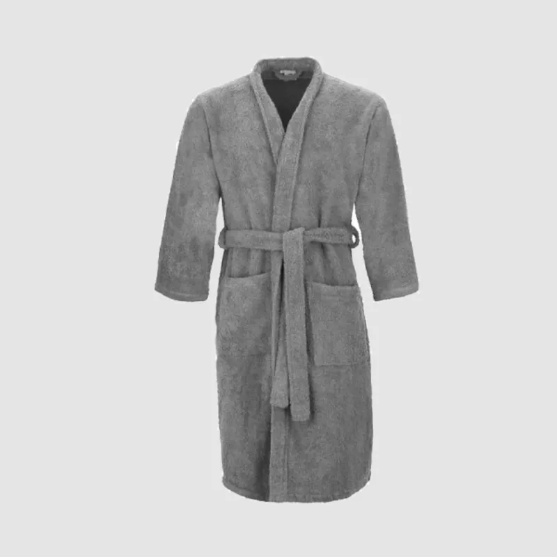Albornoz Algodón Gris Donegal Talla L - Textil