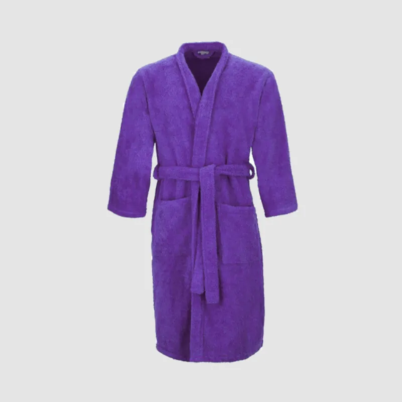 Albornoz Algodón Morado Donegal Talla XL - Textil