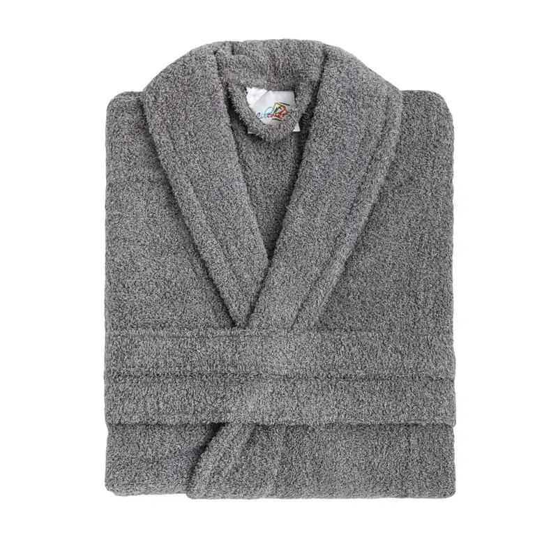Albornoz Adulto Baño Rizo Gris Talla M Donegal Collections - Textil