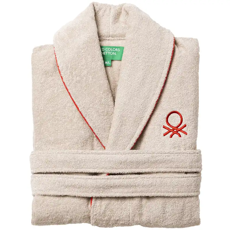 Albornoz Benetton 360 Gsm 100% Algodón, Talla: L/Xl - Textil