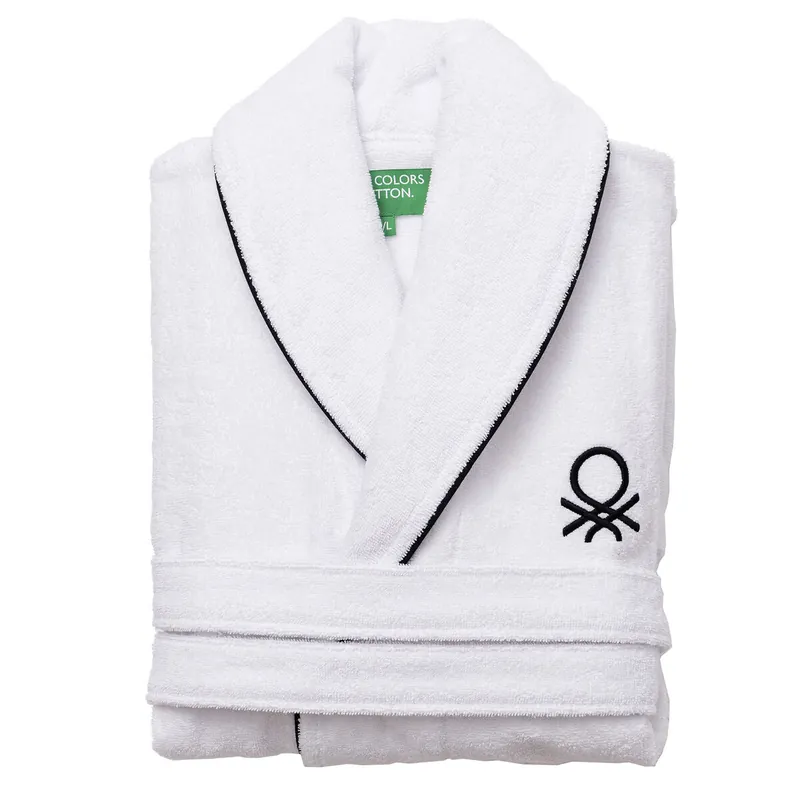 Albornoz Benetton 360 Gsm 100% Algodón, Talla: L/Xl - Textil