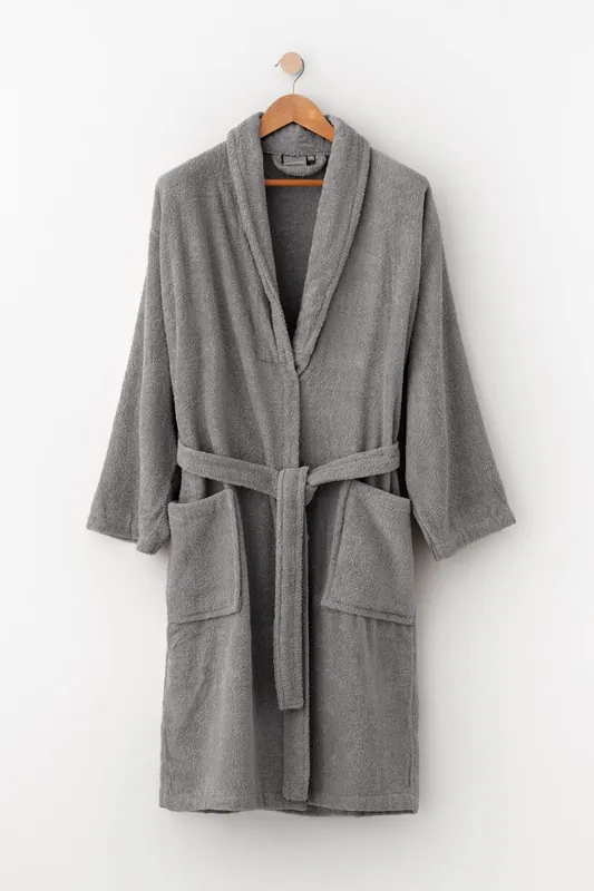 Albornoz Ducha Baño Gris Donegal Collections Talla L - Textil