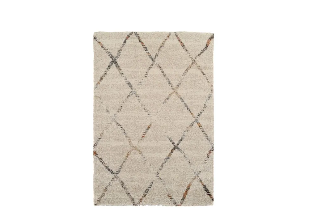 Alfombra 160x230 cm, crema - Textil