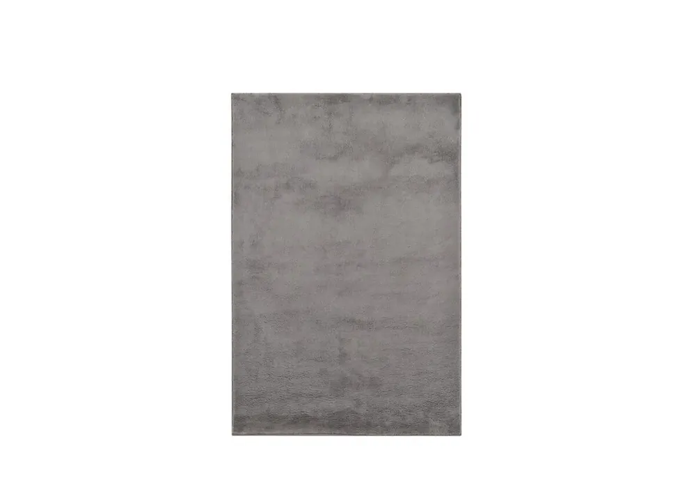 Alfombra despeinada 60x90 cm, gris oscuro liso - Textil