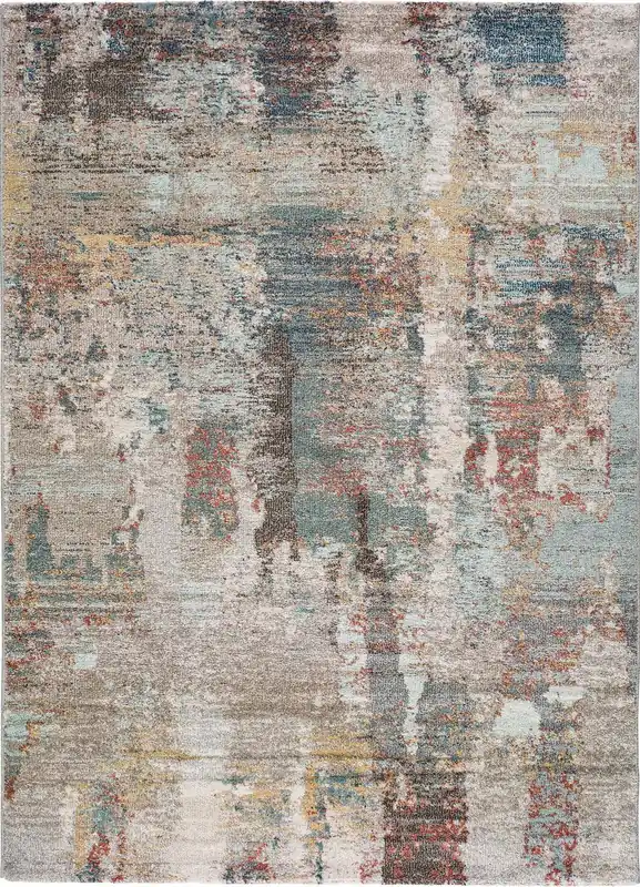 Alfombra abstracta multicolor AMIRA, 140x200 cm - ATTICGO