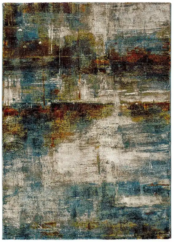 Alfombra abstracta multicolor GRAFFITI, 160x230 cm - ATTICGO