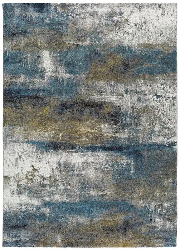 Alfombra abstracta multicolor KALIA, 140x200 cm - ATTICGO