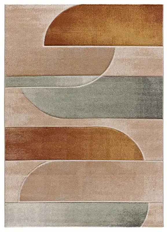 Alfombra abstracta multicolor SORA, 140x200 cm - ATTICGO
