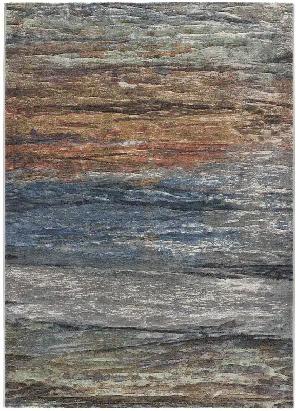 Alfombra abstracta multicolor VICTORIA, 133x195 cm - ATTICGO