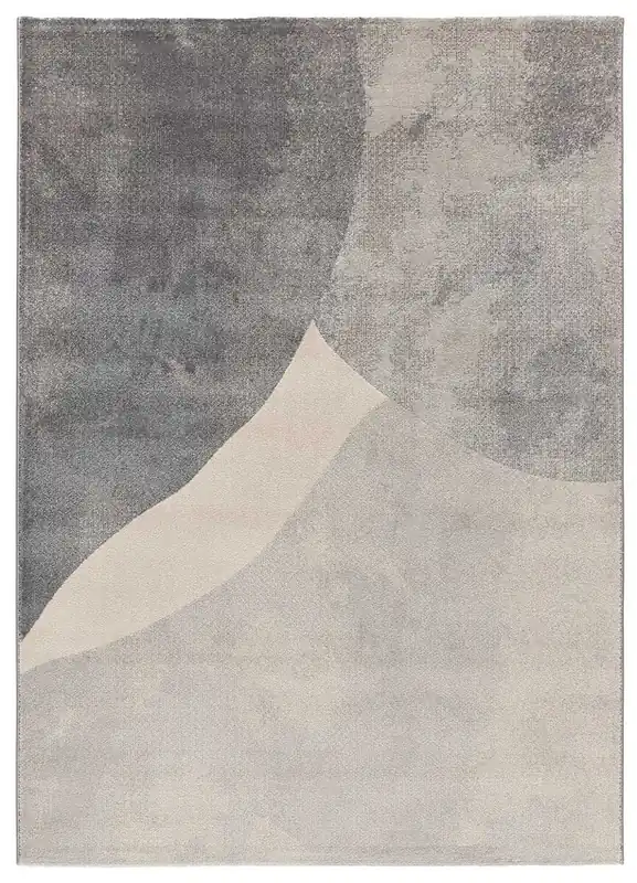 Alfombra con formas orgánicas en gris MONIC, 140x200 cm - ATTICGO