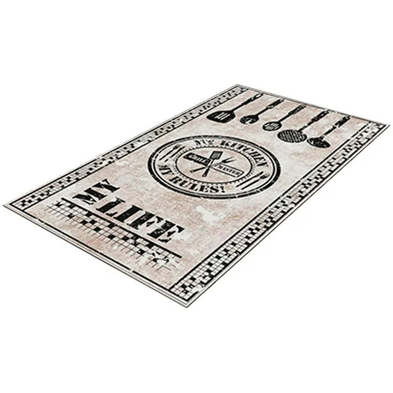 Alfombra De Poliester Estampada 120 X 180Cm - Textil