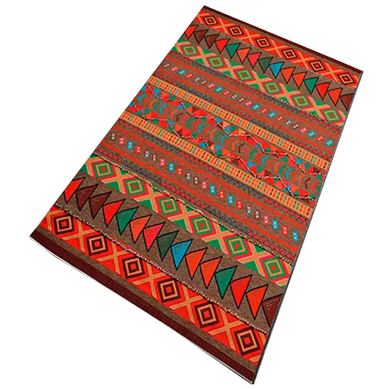 Alfombra De Poliester Estampada 80 X 120Cm - Textil