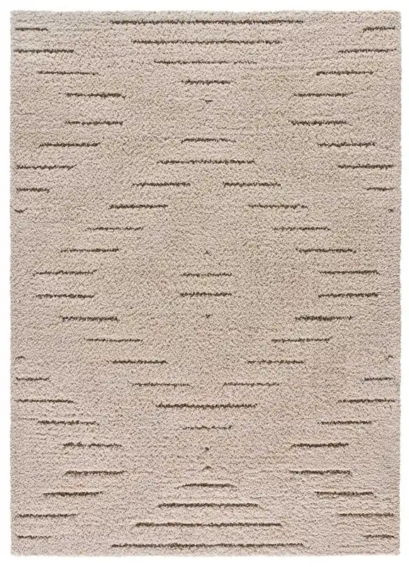 Alfombra de estilo escandinavo en blanco ATESA, 160x230 cm - ATTICGO