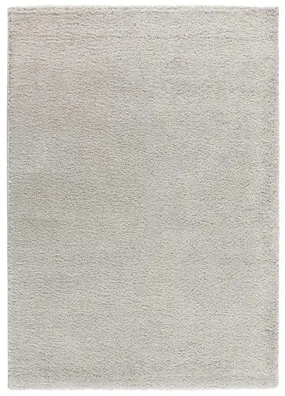 Alfombra lisa de pelo alto en antracita ATLAS, 120x180 cm - ATTICGO