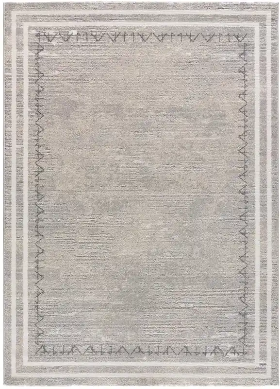 Alfombra de estilo vintage con relieve en plata HL-IDENTITY, 160x230 cm - ATTICGO