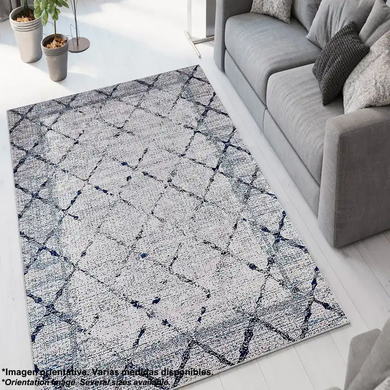 Alfombra De Poliester Estampada 80 X 150Cm - Textil