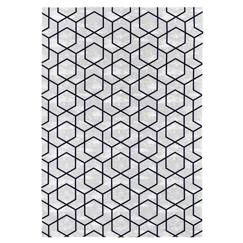 Alfombra decorativa AXEL gris 120x170 cm - Textil