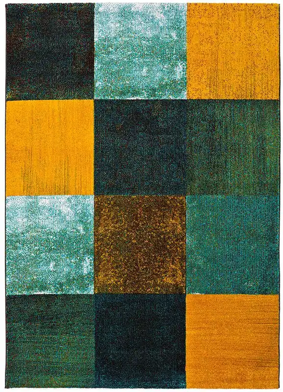 Alfombra geométrica multicolor MOAR, 160x230 cm - ATTICGO