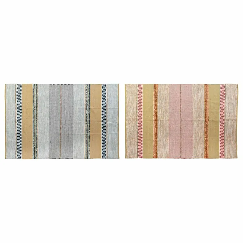 Alfombra DKD Home Decor Multicolor Moderno (2 Unidades) (160 x 230 x 1 cm) - Textil