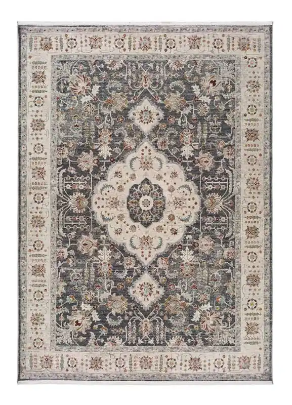Alfombra vintage gris KESHAN, 120x170 cm - ATTICGO