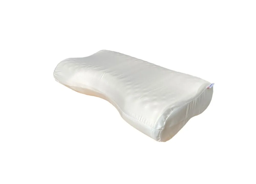 Almohada Anti-Ronquidos con Superficie de Masaje Doble, Espuma con Memoria, acompañada de una Funda de Satín adicional