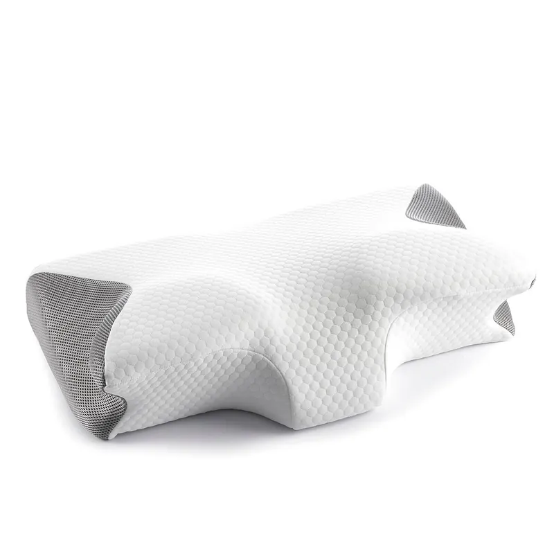 Almohada Viscoelástica Cervical con Contorno Ergonómico Conforti InnovaGoods - Textil
