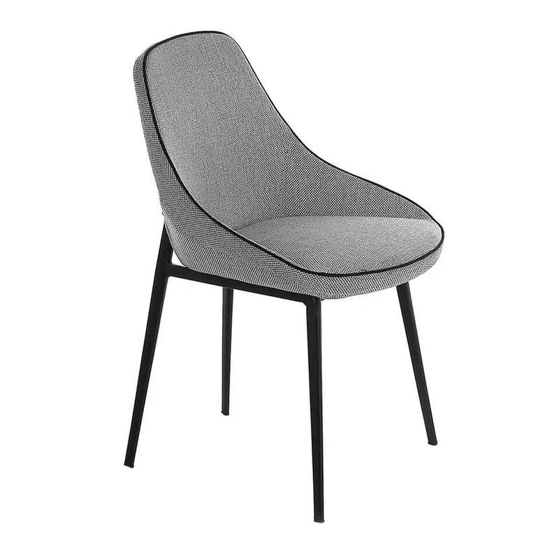 ANGEL CERDA Silla tela gris - Muebles