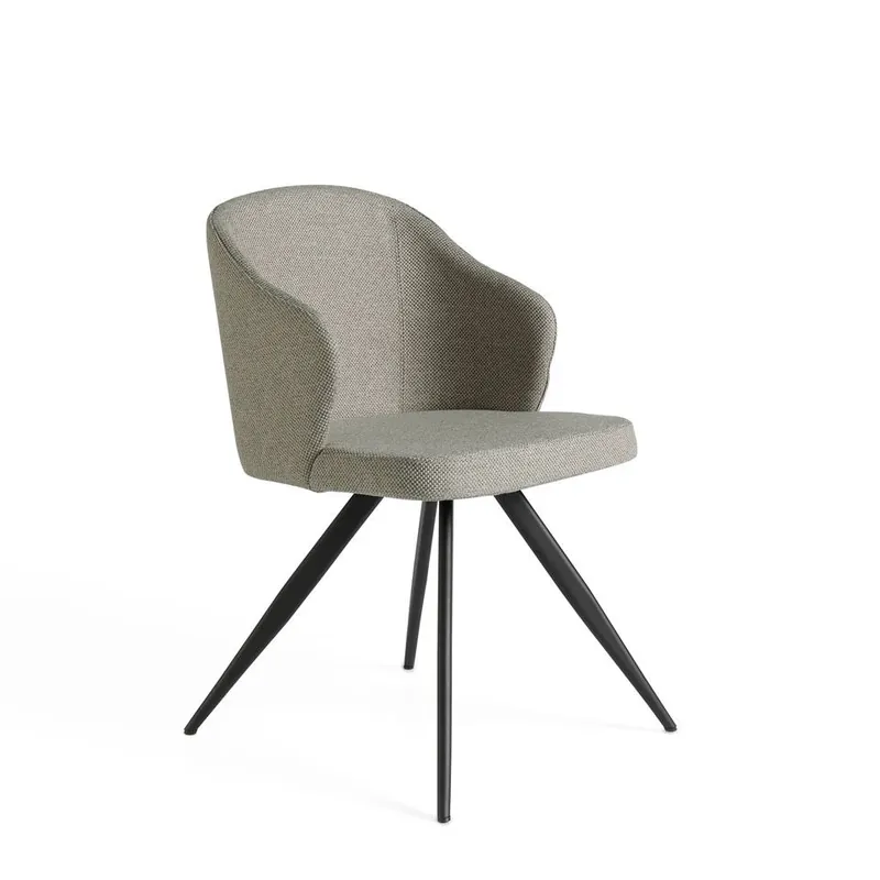 ANGEL CERDA Silla tela gris - Muebles