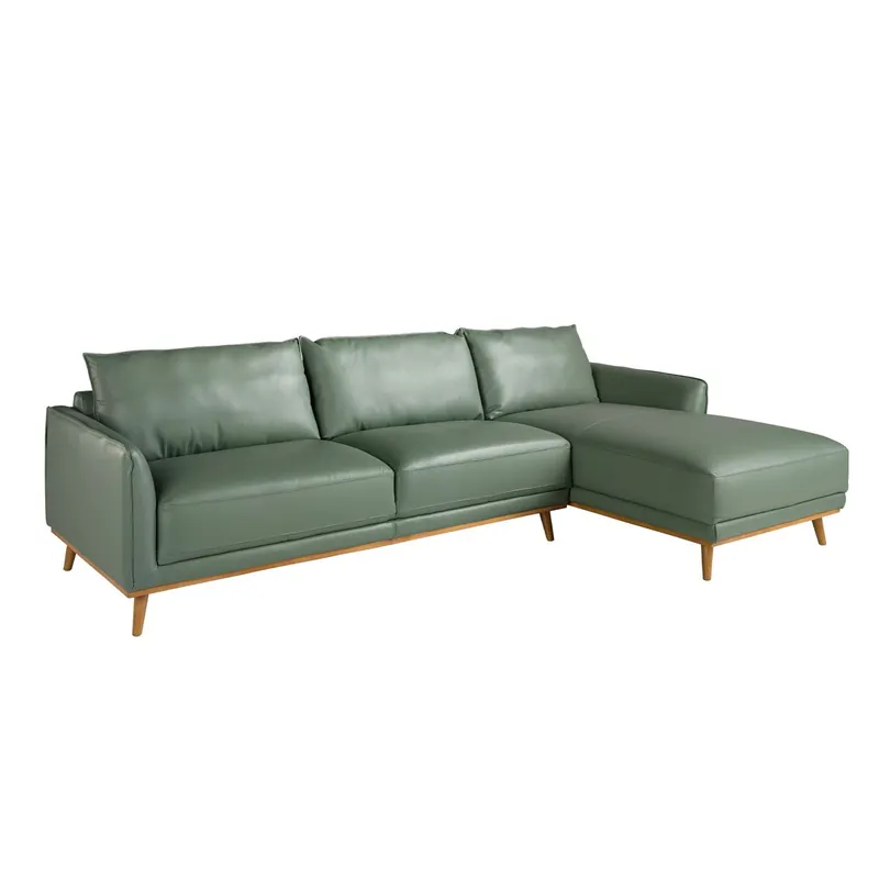 ANGEL CERDA Sofá chaise longue derecha piel - Sofás sillones puffs
