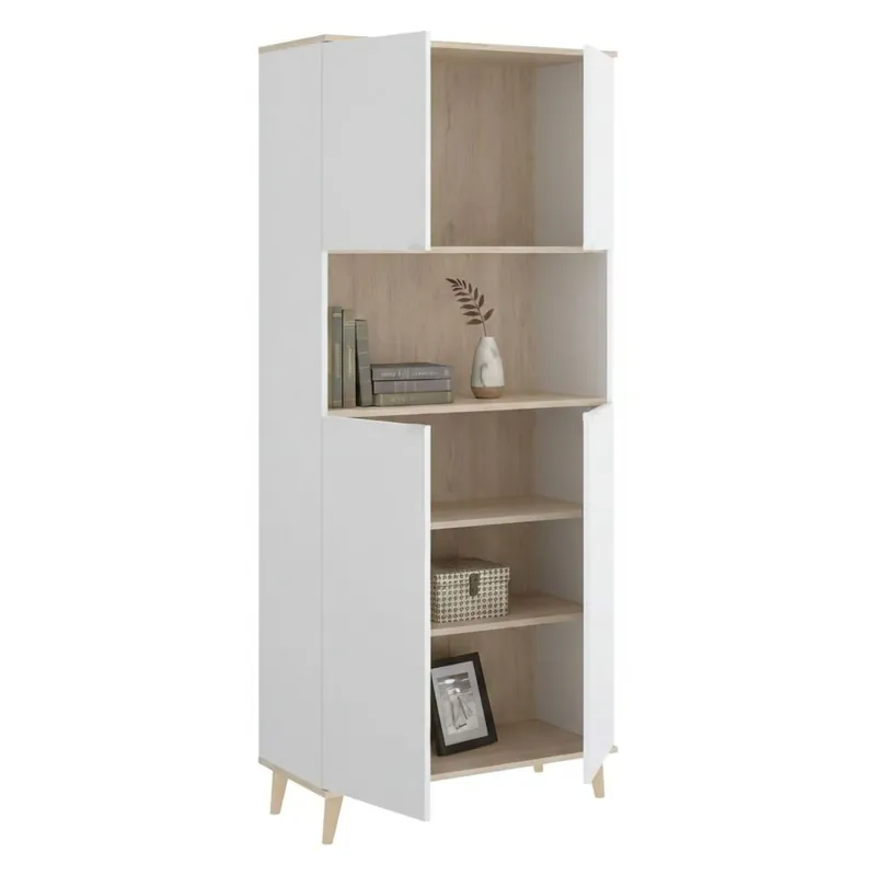 Alacena 4 Estantes de Madera Nobilitada - Muebles