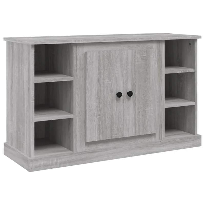 Aparador - Mueble de almacenamiento de madera contrachapada roble Sonoma 100x35,5x60 cm es3021