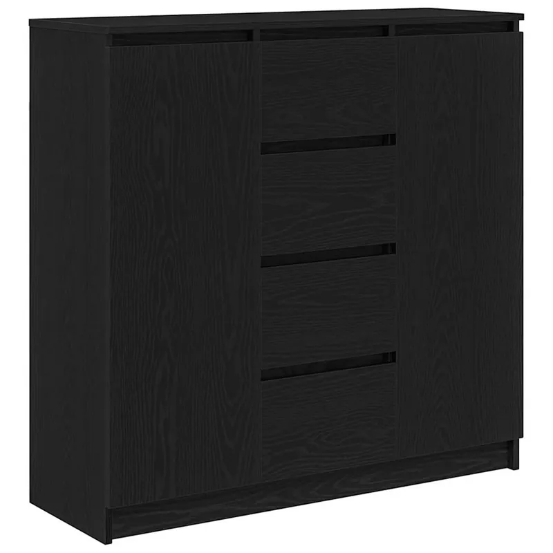 Aparador - Mueble de almacenamiento con cajones roble Sonoma 100,5x35x98,5 cm es1836