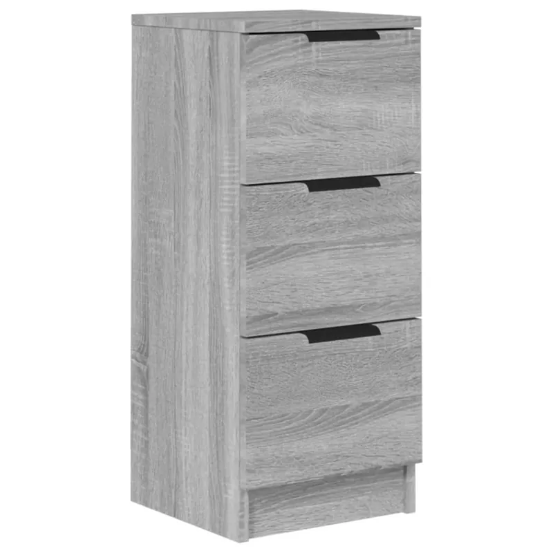 Aparador - Mueble de almacenamiento de madera contrachapada roble Sonoma 30x30x70 cm es3031