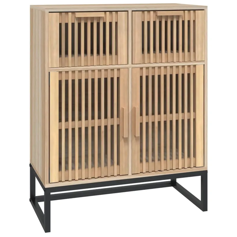 Aparador - Mueble de almacenamiento de madera contrachapada 60x30x75 cm es2439